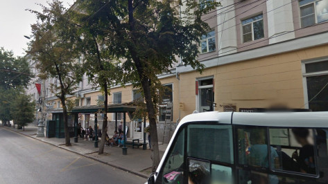 В Воронеже перенесли остановку у Кольцовского сквера