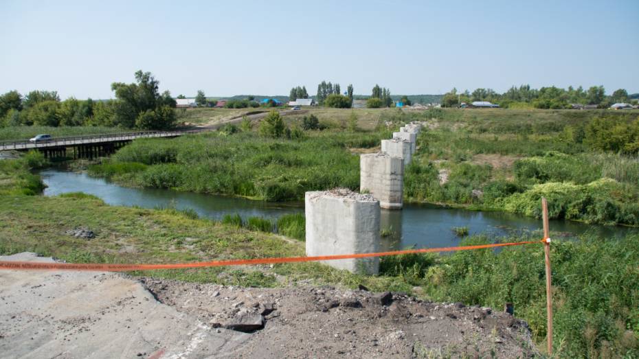 Рухнувший в Воронежской области мост планируют восстановить в 2020 году