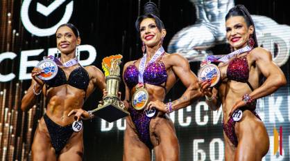 В Воронеже на Всероссийских соревнованиях по бодибилдингу выступило более 120 атлетов