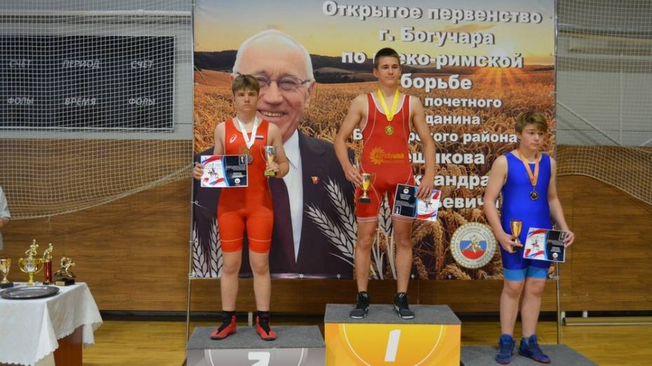 Богучарцы завоевали 6 золотых медалей открытого первенства по греко-римской борьбе