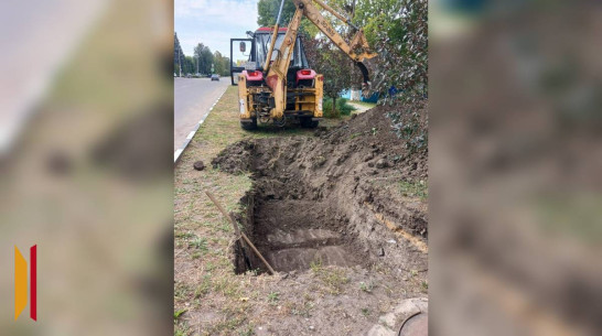 В поселке Подгоренский отремонтируют участок теплотрассы на улице Первомайской