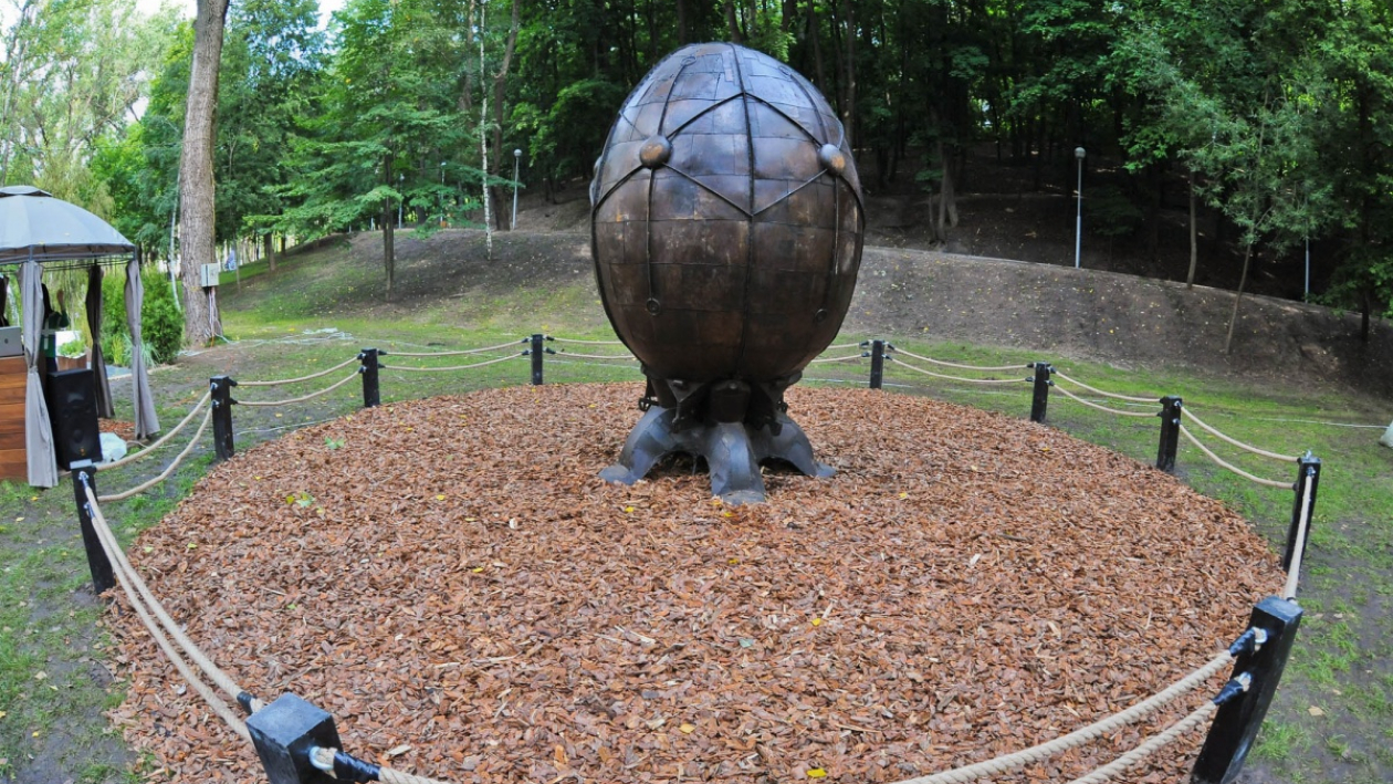 Яйцо стимпанк и дерево из «Аватара». Самые необычные экспонаты «Города-сада» в Воронеже