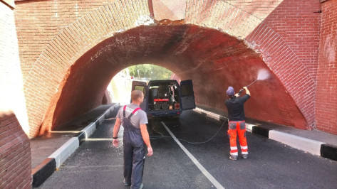 Водитель застрявшего под Каменным мостом в Воронеже грузовика оплатит ремонт арки