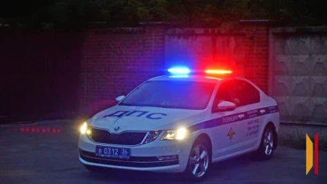 Воронежские полицейские сопроводили до больницы автомобиль с тяжелобольным мужчиной