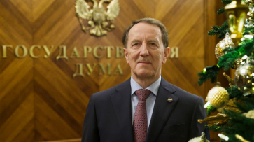 Зампред Госдумы РФ Алексей Гордеев поздравил воронежцев с наступающим Новым годом и Рождеством