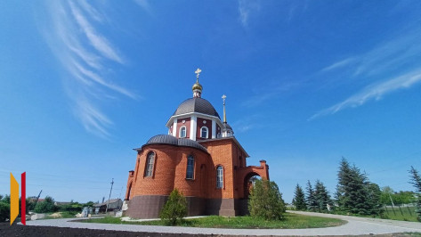 В Верхней Хаве на средства гранта благоустроили территорию возле храма