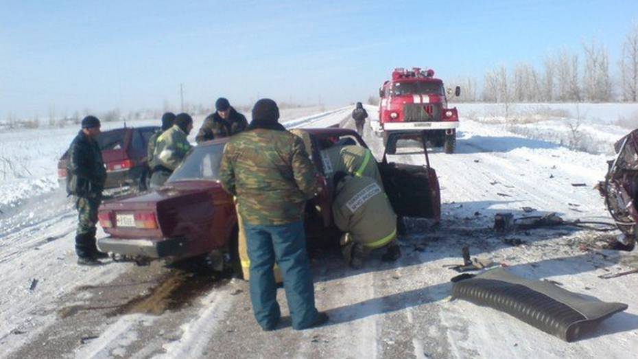 Супруги из Воронежа пострадали в аварии под Лисками