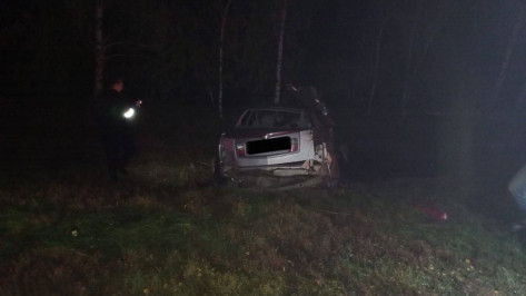В Воронежской области Cadillac STS съехал в кювет и загорелся: погибли 2 человека