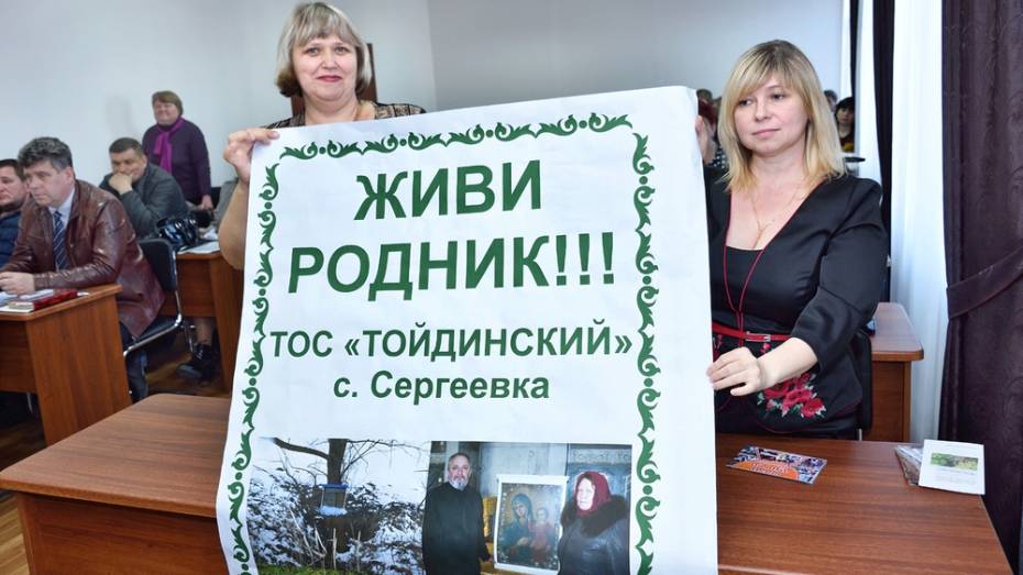 Панинские общественники собрали 30 тыс рублей на благоустройство родника