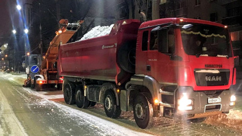 Две улицы перекроют в Воронеже ради уборки снега