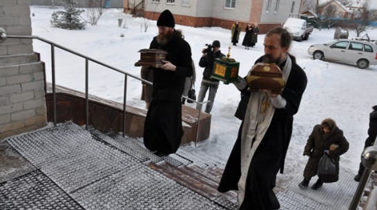 В Эртиль привезли мощи Святых Богоотцов Иоакима и Анны