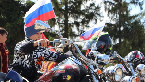 Жители Воронежской области совершили памятный мотопробег в ЛНР