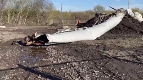 Водонапорная башня рухнула в Панинском районе Воронежской области