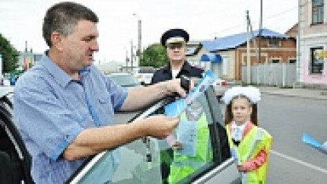 В Бутурлиновке школьники попросили водителей соблюдать правила дорожного движения
