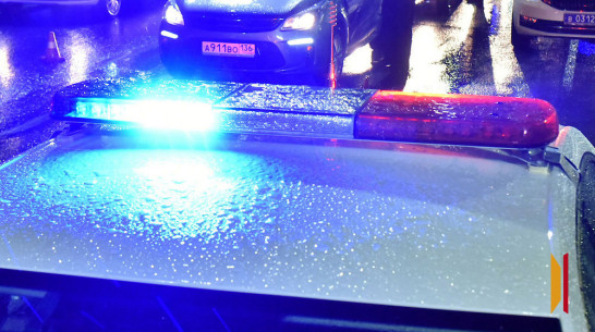 В Нижнедевицком районе Воронежской области легковушка столкнулась с КамАЗом