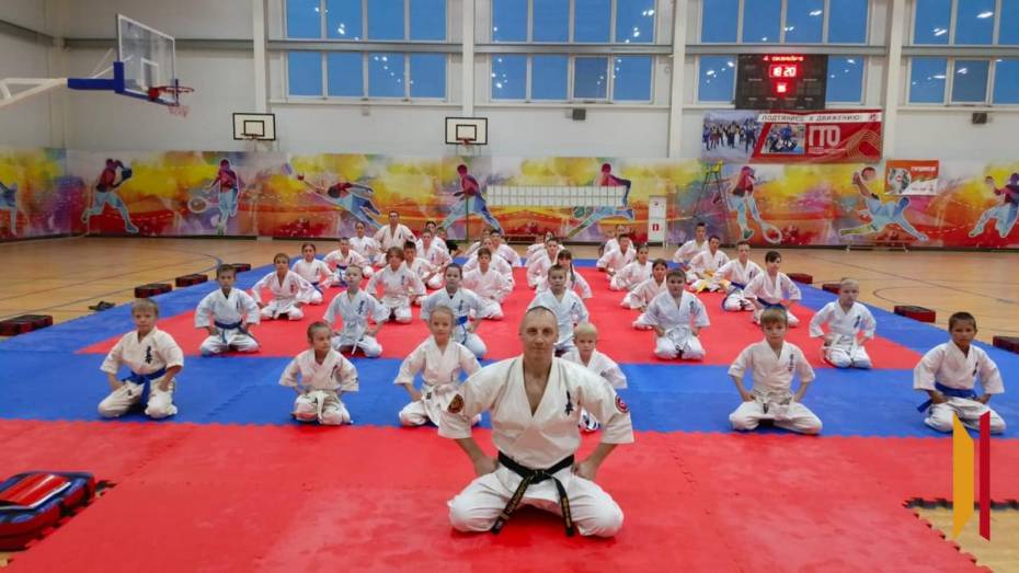 Юным терновским каратистам подарили новое татами