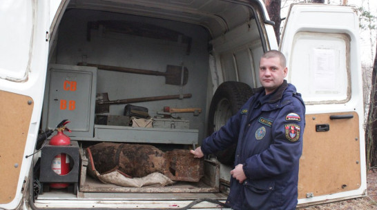 В Верхнехавском районе в заповеднике нашли авиационную бомбу