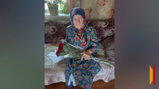 Жительница воронежского села Новохреновое Мария Андреещева отметила 100 лет