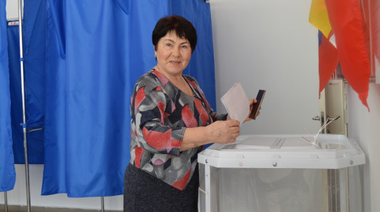 Ветеран труда из Каширского района проголосовала на выборах Президента РФ в свой юбилей