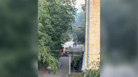 В общежитии Воронежского технического университета вспыхнул пожар: видео