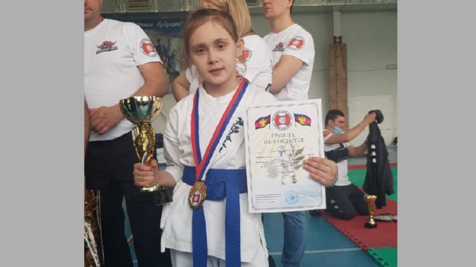 Верхнемамонская каратистка победила на Всероссийском турнире «Кубок Кубани»