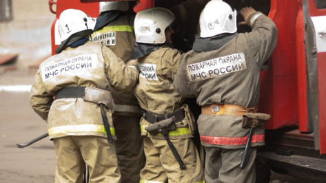 В Богучарском районе сгорел внедорожник