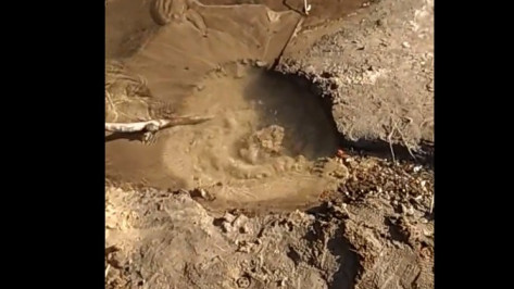 Из-за коммунальной аварии в Воронеже затопило двор