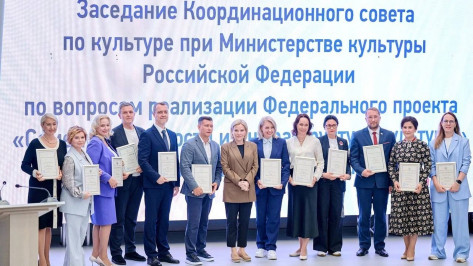 Воронежский министр Мария Мазур получила благодарность за вклад в реализацию нацпроекта «Культура»