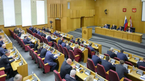 Сергей Трухачев принял участие в третьем заседании Воронежской областной думы