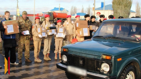 Из Новой Усмани в зону СВО отправили «Ниву» с гуманитарным грузом