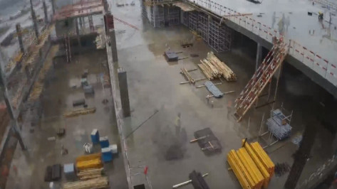 Строители приступили к монтажу кровли нового терминала аэропорта Воронеж