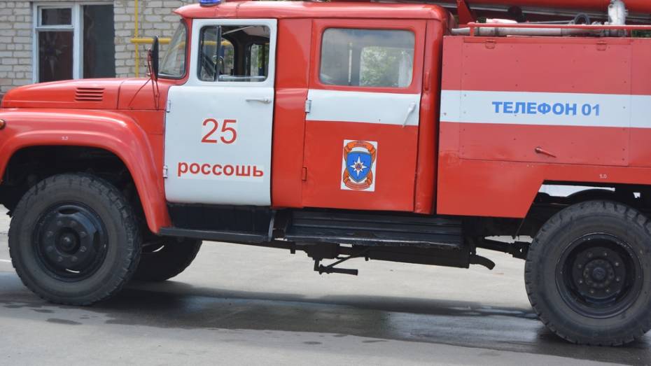 В Россошанском  районе при пожаре в заброшенном строении погиб 55-летний мужчина