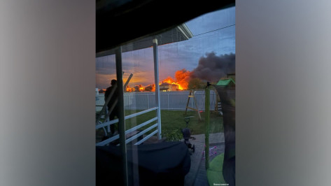 Два человека погибли на пожаре в здании пилорамы под Воронежем