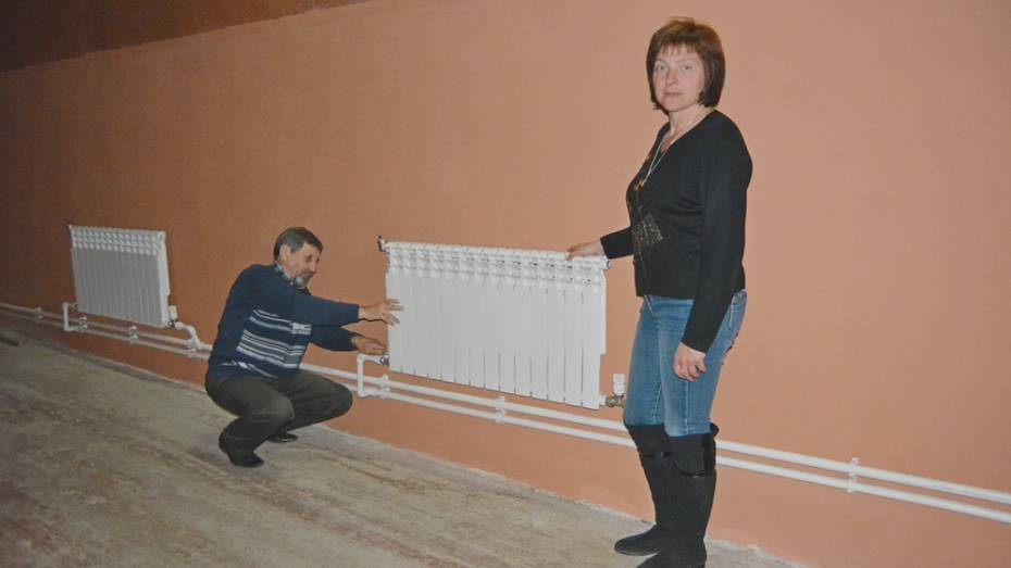В Доме культуры россошанского села заменили отопление 