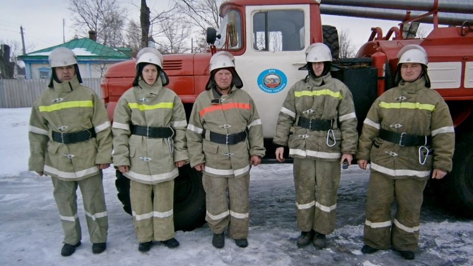 Добровольная пожарная команда из Таловского района стала лучшей в области