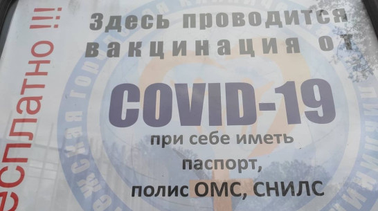 Выездную вакцинацию от COVID-19 устроили в Центральном парке Воронежа