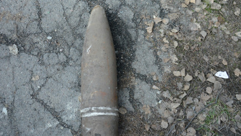 В острогожском селе Сторожевое 1-е на поле обнаружили снаряды времен ВОВ