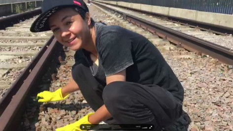 Воронежский журналист позвала горожан на уборку Северного моста