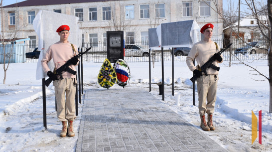 Аллею Памяти землякам – участникам СВО открыли в Петропавловском районе