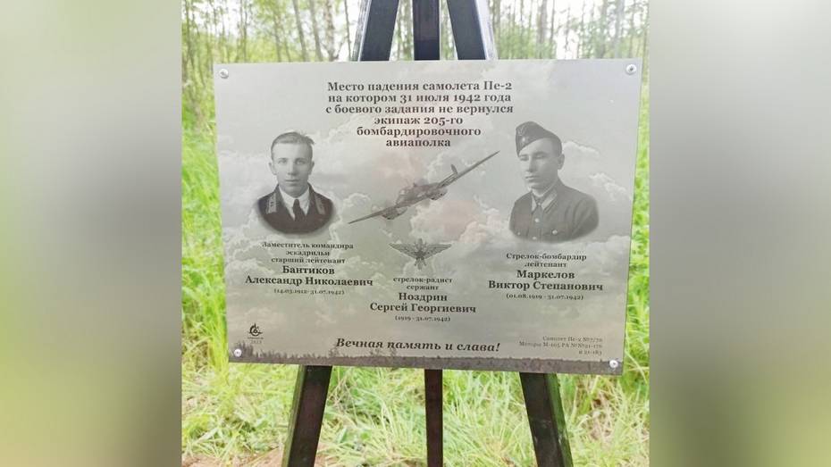 Грибановские краеведы разыскали родственников погибшего в годы ВОВ летчика