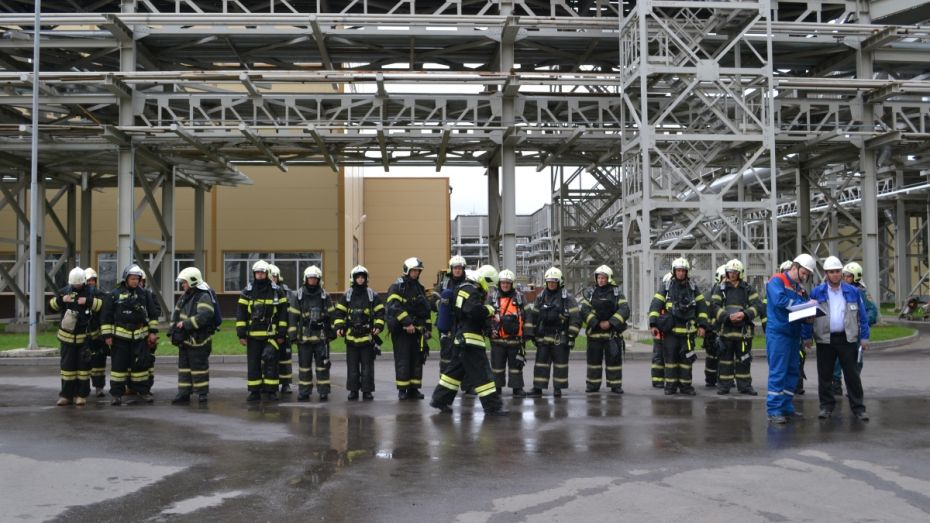 Оперативный персонал Новоронежской АЭС тушил условный пожар для отработки навыков взаимодействия
