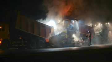 Дорожники приступили к ремонту трассы А-134 на выезде из Воронежа в Москву