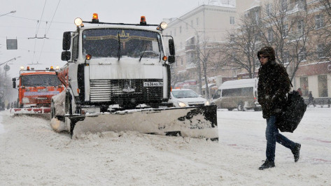 Коммунальщики вывезли из Воронежа 5 тыс тонн снега за ночь