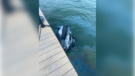 В Воронеже возле Чернавского моста столкнулись гидроцикл и речной трамвай