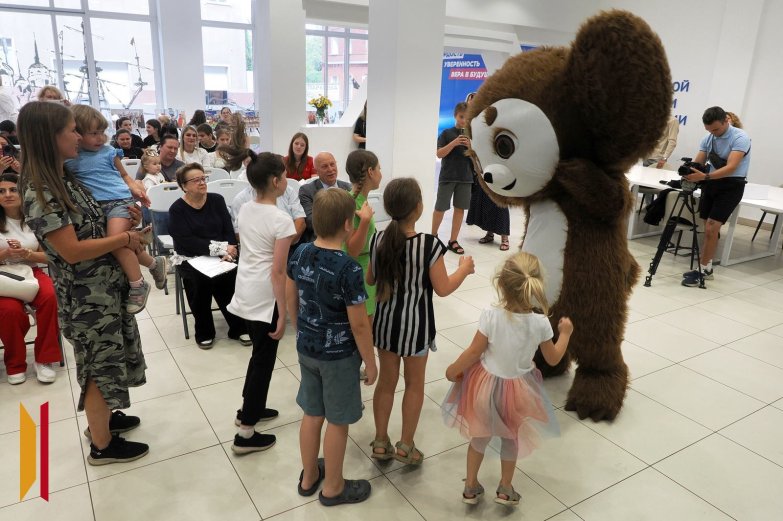 Праздник в штабе ЕР