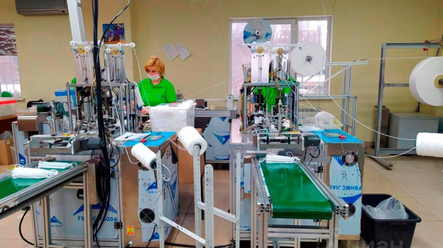 В Воронеже производство медицинских масок выставили на продажу за 100 млн рублей