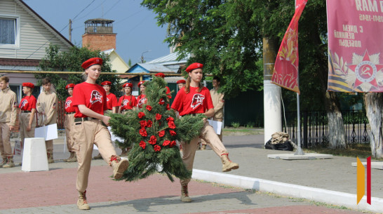 Верхнемамонский район принял патриотическую эстафету «Венок славы»