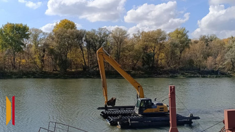 В Павловске проверили ход работ по расчистке реки Осередь