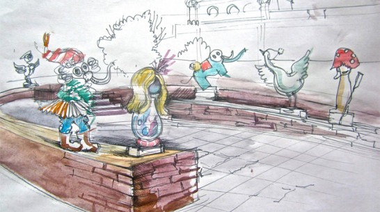  Воронежский художник Иван Горшков представил свое видение памятника царям российской культуры