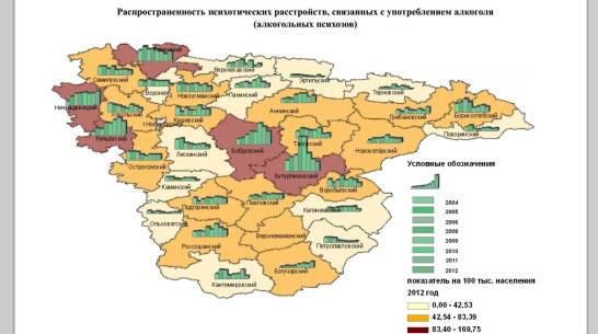 Карта бутурлиновского района воронежской области